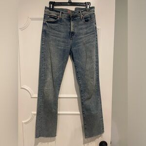 MOTHER The Rascal Ankle Fray in Bonfire Lighting size 29 B1741